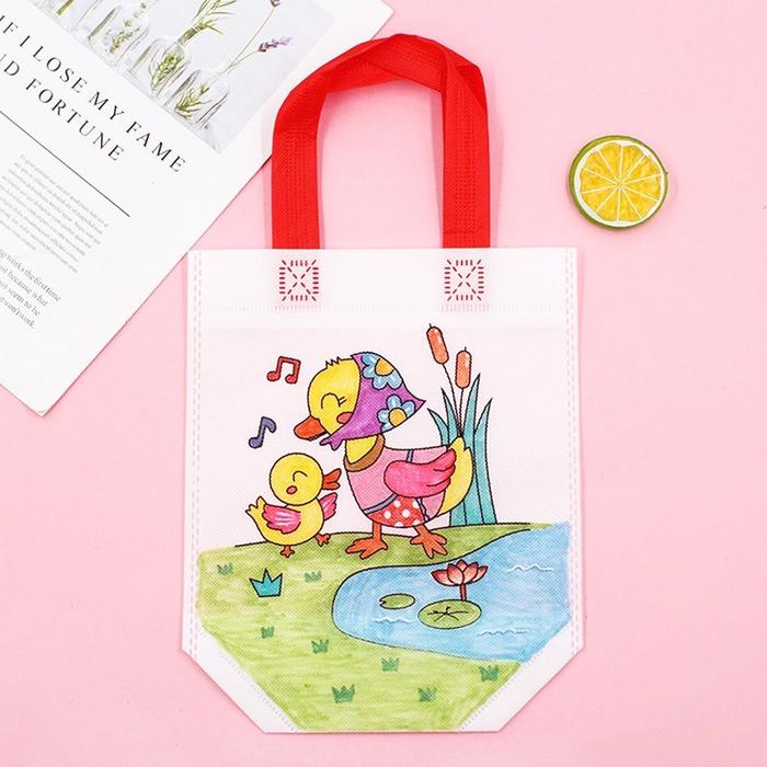 GrafiBag™ Kids’ Graffiti Canvas Bag Set -- مجموعة حقائب قماشية للأطفال برسومات جرافيتي