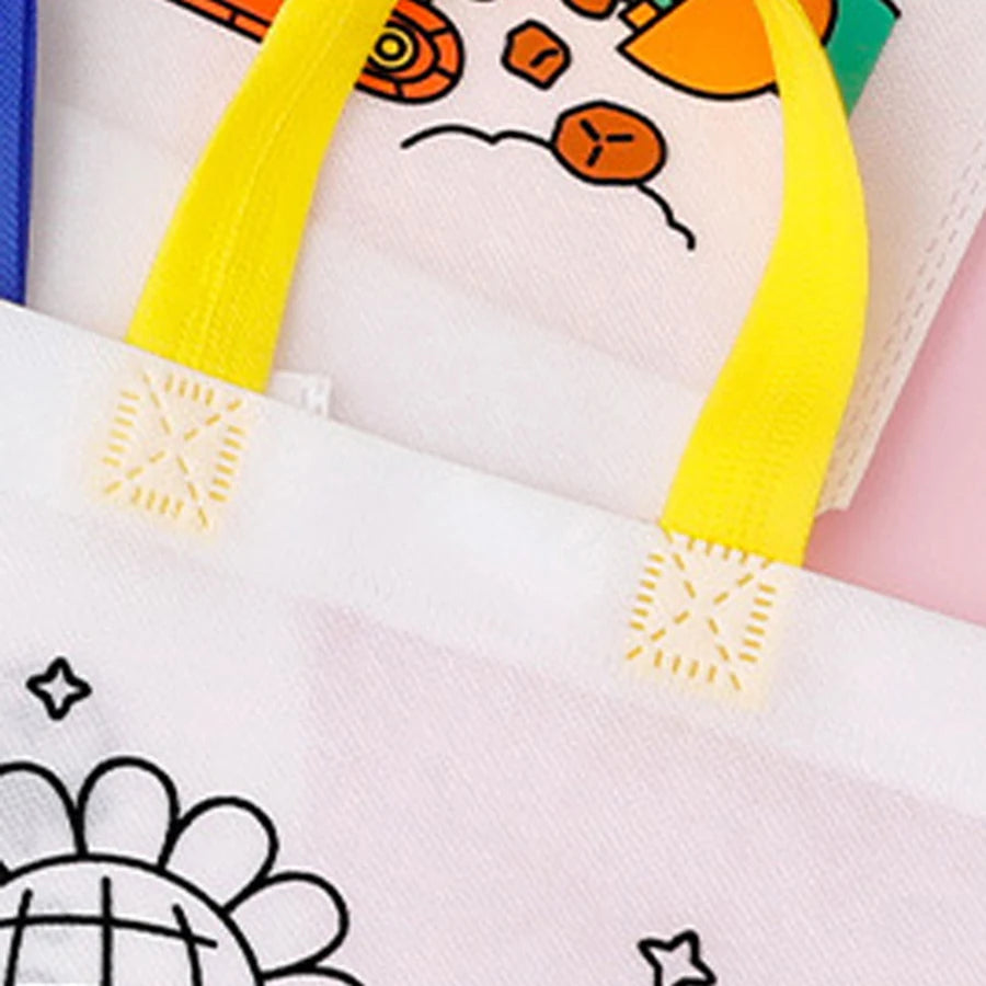 GrafiBag™ Kids’ Graffiti Canvas Bag Set -- مجموعة حقائب قماشية للأطفال برسومات جرافيتي