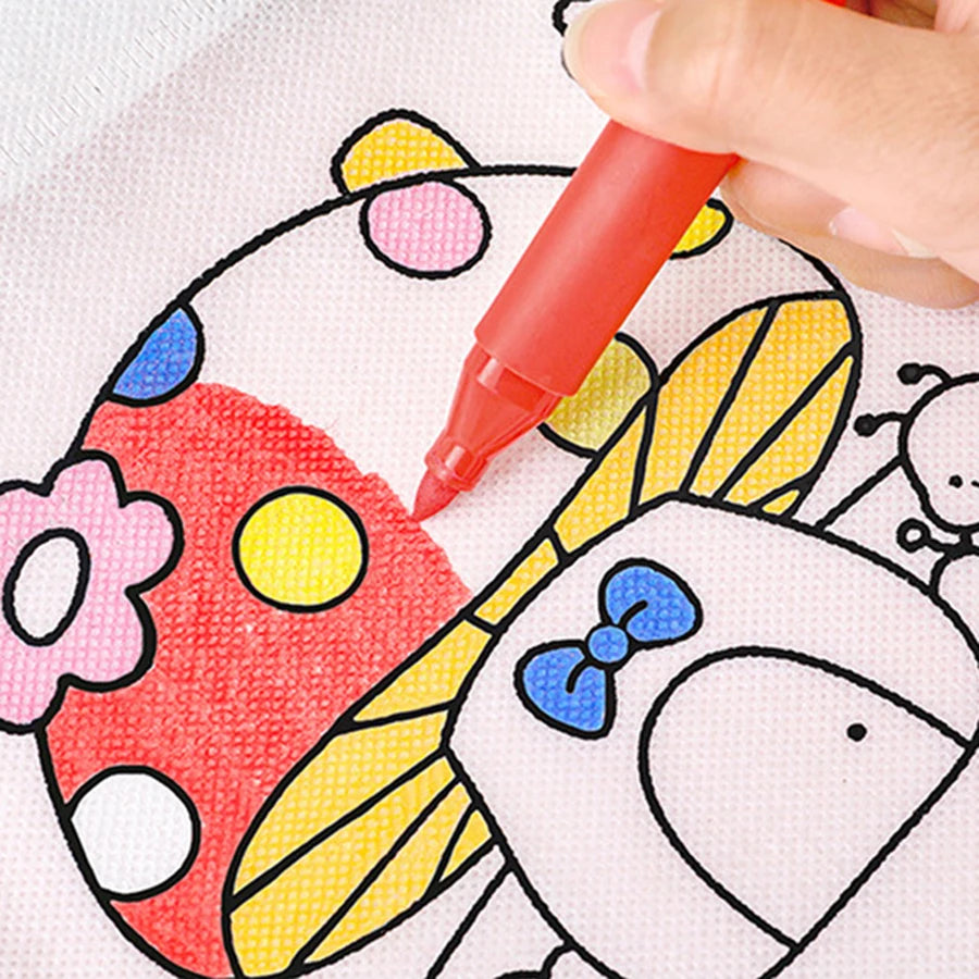 GrafiBag™ Kids’ Graffiti Canvas Bag Set -- مجموعة حقائب قماشية للأطفال برسومات جرافيتي